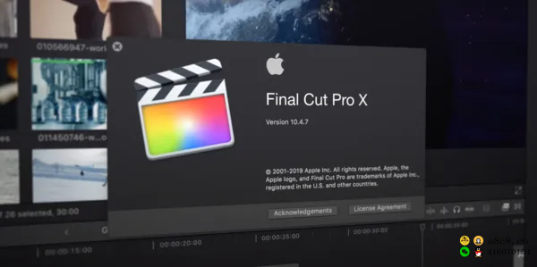 Final Cut Pro X苹果Pr软件剪辑FCPX远程安装Mac正版finalcutpro