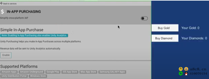设置 Unity IAP【Setting up Unity IAP】