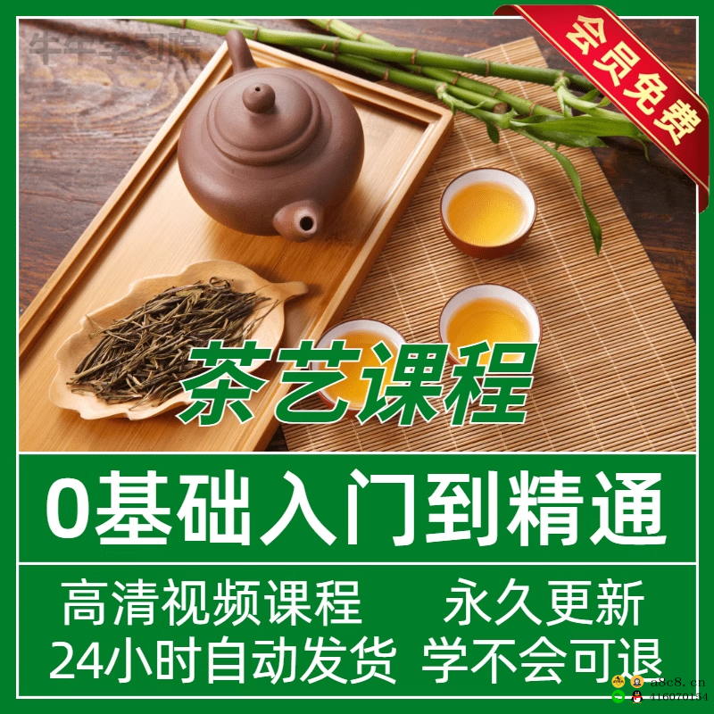 全套新手入门泡茶师品茶教学自学课程茶艺茶道零基础视频教程培训